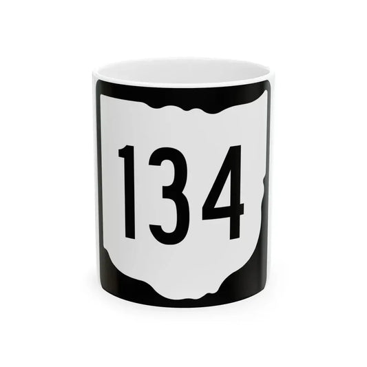 OH-134 1967 (Ohio) (Road Sign) White Coffee Mug 11oz - Go Mug Yourself