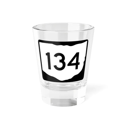 OH-134 (Ohio) (Road Sign) Shot Glass 1.5oz 1.5oz - Go Mug Yourself