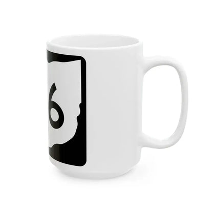 OH-136 (Ohio) (Road Sign) White Coffee Mug - Go Mug Yourself