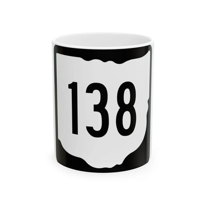 OH-138 1967 (Ohio) (Road Sign) White Coffee Mug 11oz - Go Mug Yourself