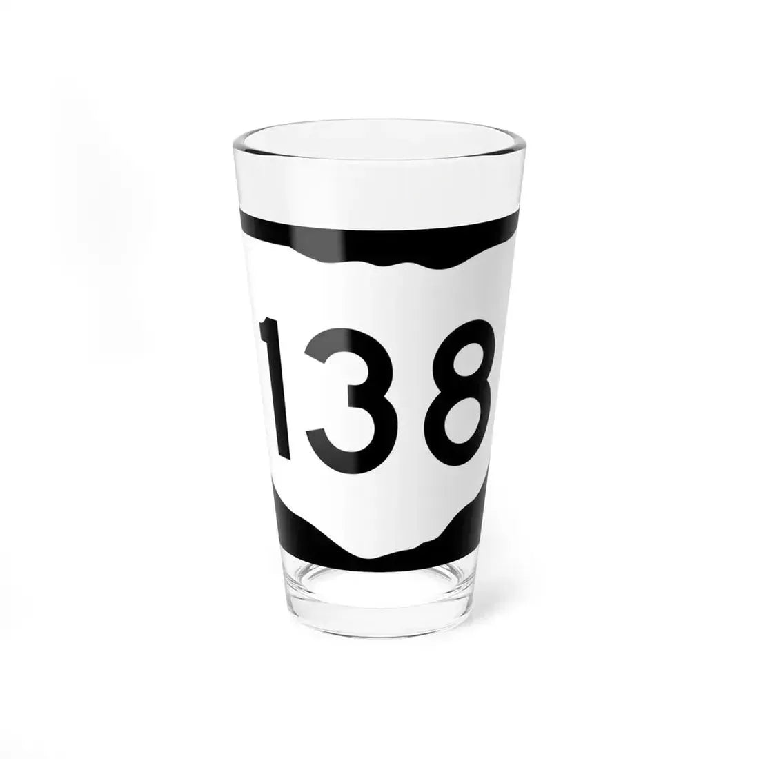OH-138 (Ohio) (Road Sign) Pint Glass 16oz 16oz - Go Mug Yourself