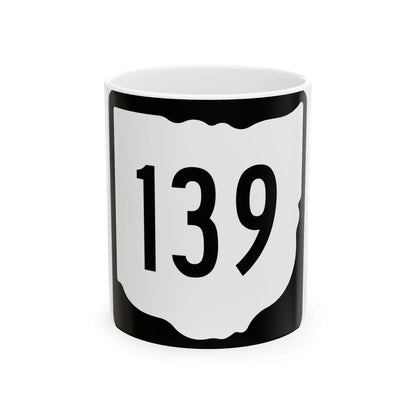 OH-139 1967 (Ohio) (Road Sign) White Coffee Mug 11oz - Go Mug Yourself