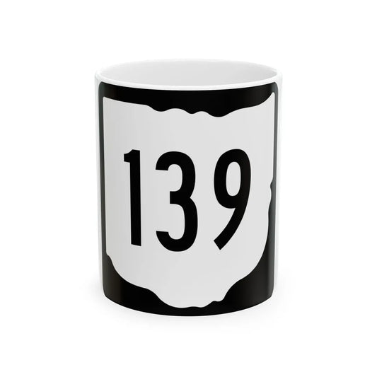 OH-139 1967 (Ohio) (Road Sign) White Coffee Mug 11oz - Go Mug Yourself