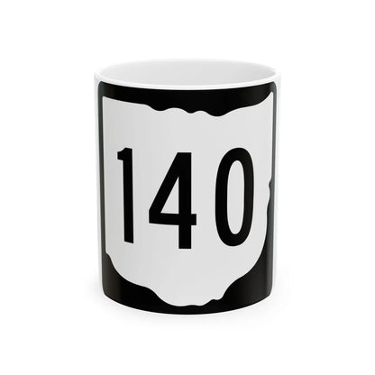 OH-140 1967 (Ohio) (Road Sign) White Coffee Mug 11oz - Go Mug Yourself
