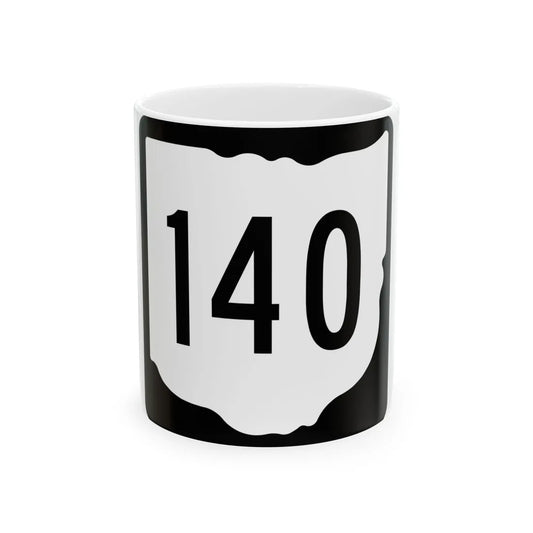 OH-140 1967 (Ohio) (Road Sign) White Coffee Mug 11oz - Go Mug Yourself