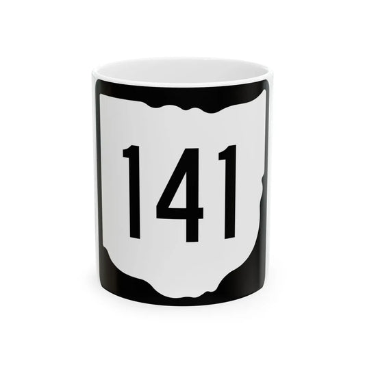 OH-141 1967 (Ohio) (Road Sign) White Coffee Mug 11oz - Go Mug Yourself