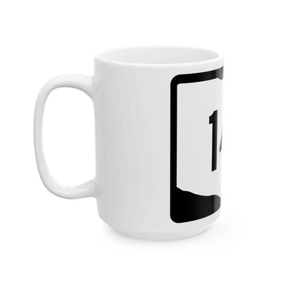 OH-141 (Ohio) (Road Sign) White Coffee Mug - Go Mug Yourself