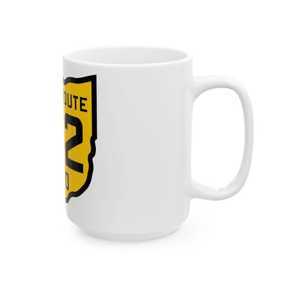 OH-142 1920 (Ohio) (Road Sign) White Coffee Mug - Go Mug Yourself
