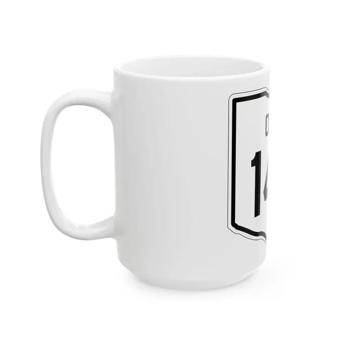 OH-142 1927 (Ohio) (Road Sign) White Coffee Mug - Go Mug Yourself