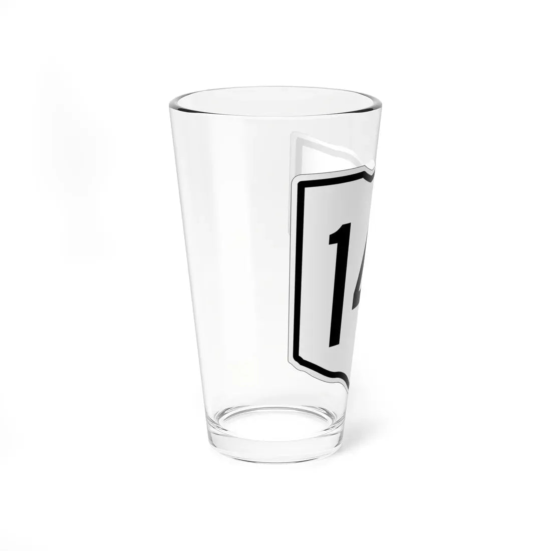 OH-142 1960 (Ohio) (Road Sign) Pint Glass 16oz - Go Mug Yourself