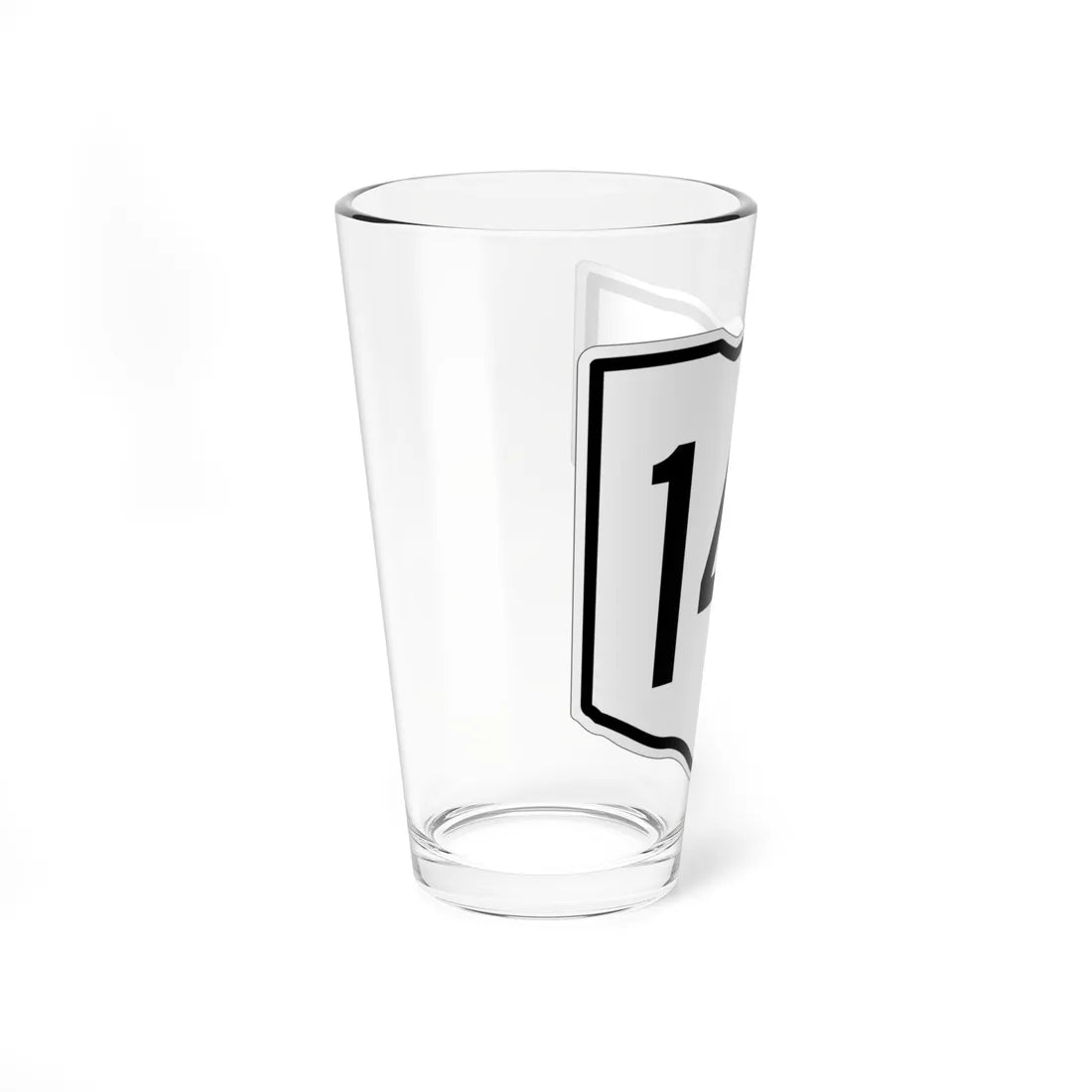 OH-142 1960 (Ohio) (Road Sign) Pint Glss 16oz - Go Mug Yourself