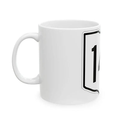 OH-142 1960 (Ohio) (Road Sign) White Coffee Mug - Go Mug Yourself
