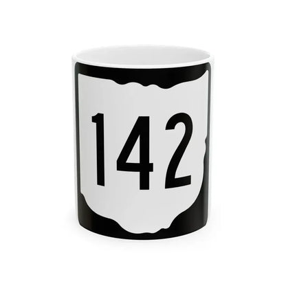 OH-142 1967 (Ohio) (Road Sign) White Coffee Mug 11oz - Go Mug Yourself