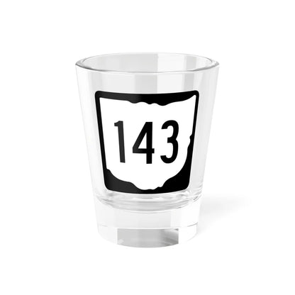 OH-143 1967 (Ohio) (Road Sign) Shot Glass 1.5oz 1.5oz - Go Mug Yourself