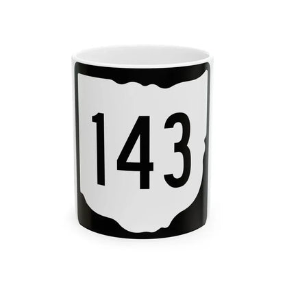 OH-143 1967 (Ohio) (Road Sign) White Coffee Mug 11oz - Go Mug Yourself