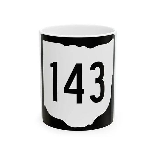 OH-143 1967 (Ohio) (Road Sign) White Coffee Mug 11oz - Go Mug Yourself