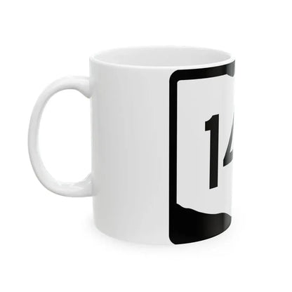 OH-143 (Ohio) (Road Sign) White Coffee Mug - Go Mug Yourself