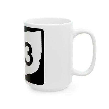 OH-143 (Ohio) (Road Sign) White Coffee Mug - Go Mug Yourself