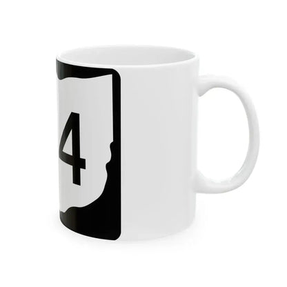 OH-144 (Ohio) (Road Sign) White Coffee Mug - Go Mug Yourself
