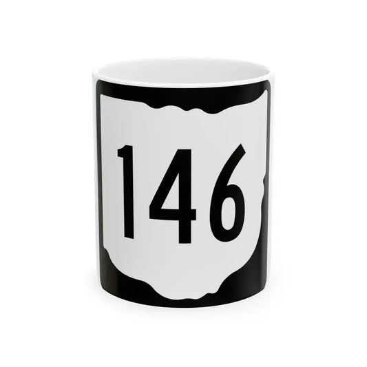 OH-146 1967 (Ohio) (Road Sign) White Coffee Mug 11oz - Go Mug Yourself