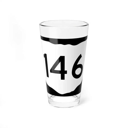 OH-146 (Ohio) (Road Sign) Pint Glass 16oz 16oz - Go Mug Yourself