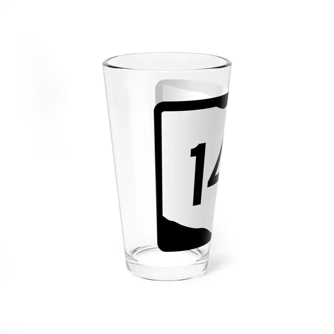 OH-147 (Ohio) (Road Sign) Pint Glass 16oz - Go Mug Yourself