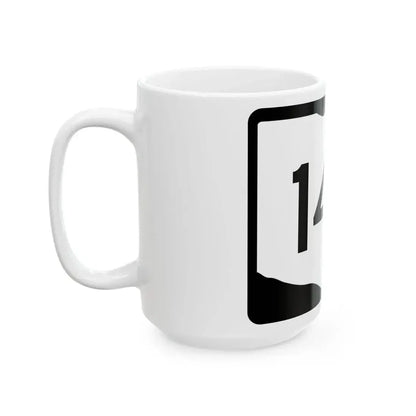 OH-147 (Ohio) (Road Sign) White Coffee Mug - Go Mug Yourself