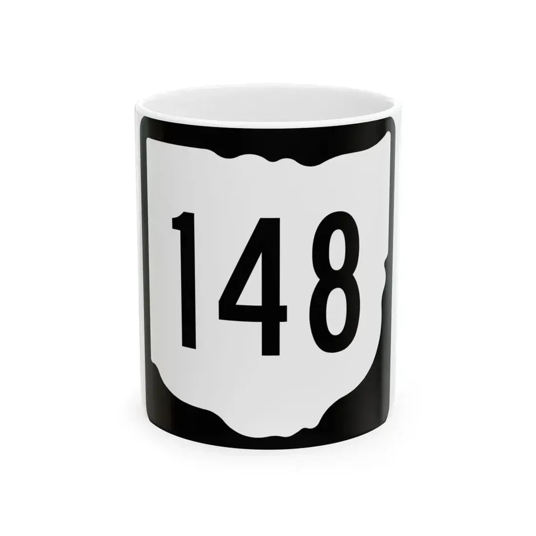 OH-148 1967 (Ohio) (Road Sign) White Coffee Mug 11oz - Go Mug Yourself