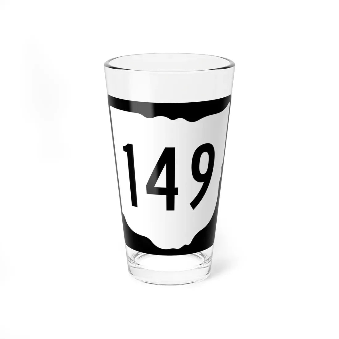OH-149 1967 (Ohio) (Road Sign) Pint Glass 16oz 16oz - Go Mug Yourself