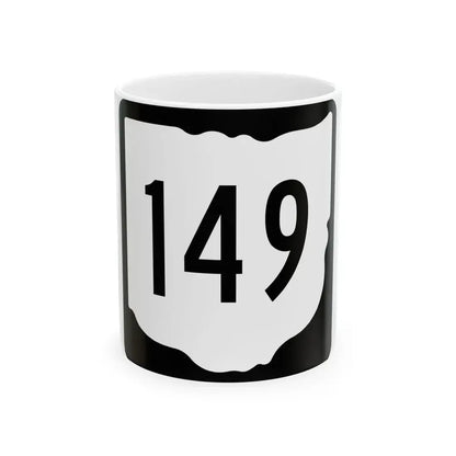 OH-149 1967 (Ohio) (Road Sign) White Coffee Mug 11oz - Go Mug Yourself