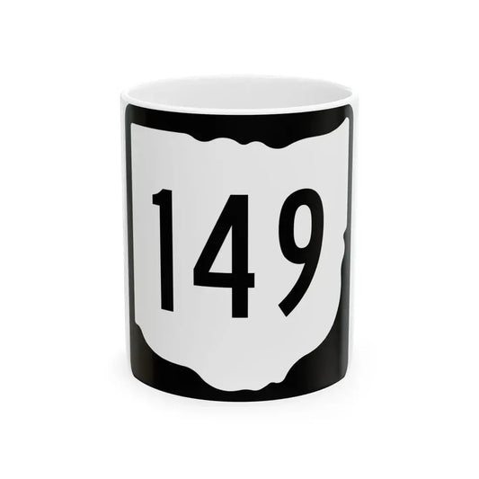 OH-149 1967 (Ohio) (Road Sign) White Coffee Mug 11oz - Go Mug Yourself