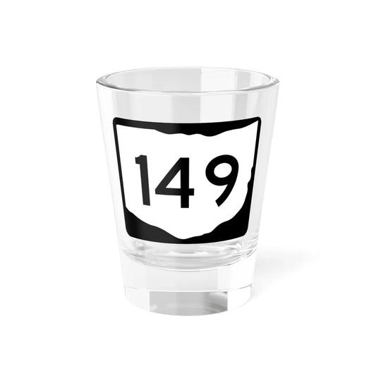 OH-149 (Ohio) (Road Sign) Shot Glass 1.5oz 1.5oz - Go Mug Yourself