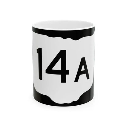 OH-14A (Ohio) (Road Sign) White Coffee Mug 11oz - Go Mug Yourself