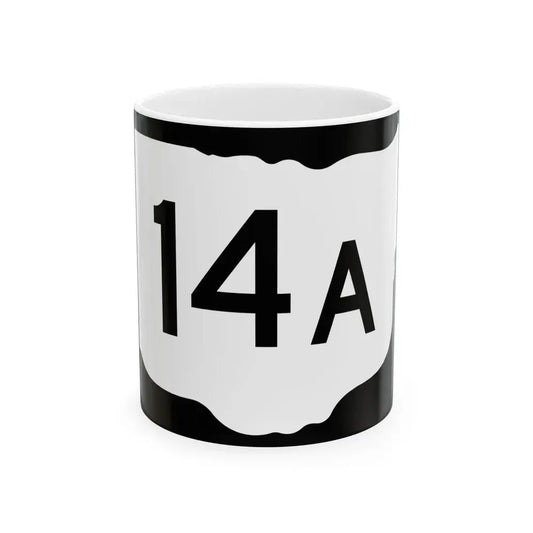 OH-14A (Ohio) (Road Sign) White Coffee Mug 11oz - Go Mug Yourself