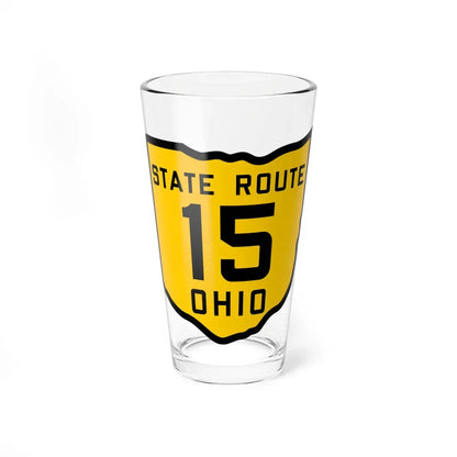 OH-15 1920 (Ohio) (Road Sign) Pint Glass 16oz 16oz - Go Mug Yourself