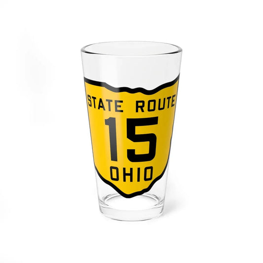 OH-15 1920 (Ohio) (Road Sign) Pint Glass 16oz 16oz - Go Mug Yourself