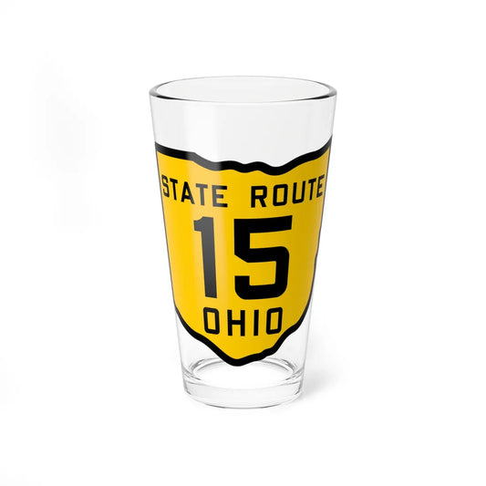 OH-15 1920 (Ohio) (Road Sign) Pint Glss 16oz 16oz - Go Mug Yourself