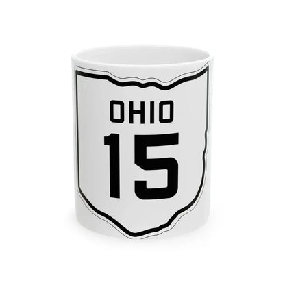 OH-15 1927 (Ohio) (Road Sign) White Coffee Mug 11oz - Go Mug Yourself