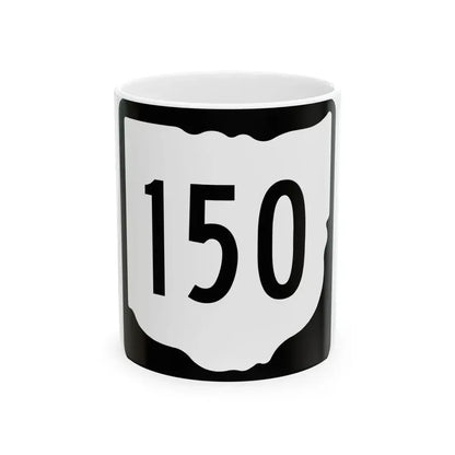 OH-150 1967 (Ohio) (Road Sign) White Coffee Mug 11oz - Go Mug Yourself