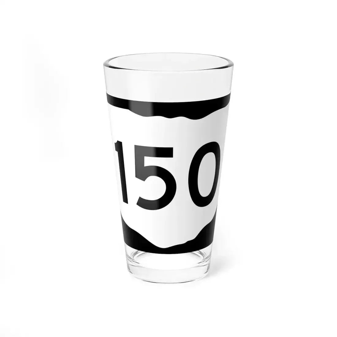 OH-150 (Ohio) (Road Sign) Pint Glass 16oz 16oz - Go Mug Yourself