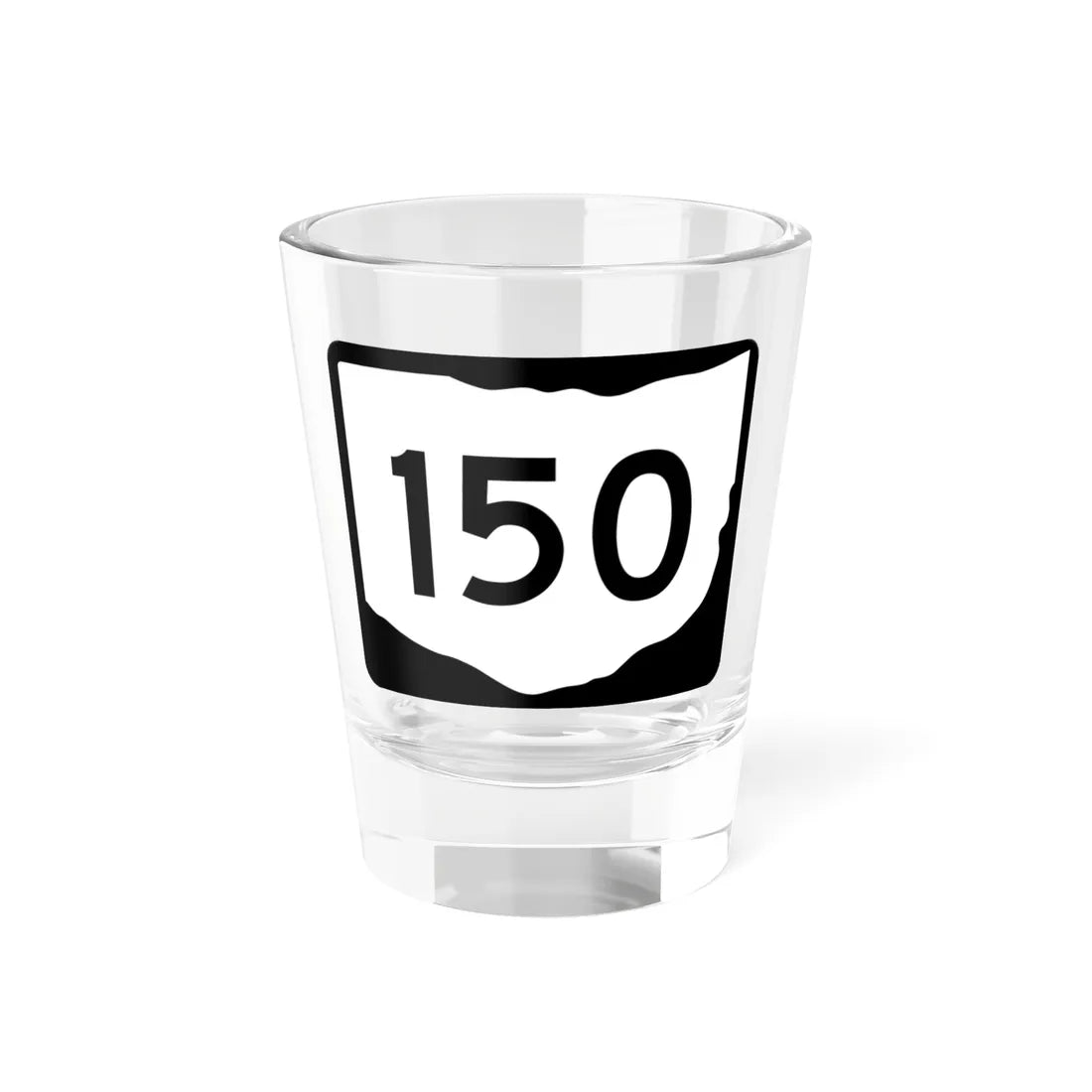 OH-150 (Ohio) (Road Sign) Shot Glass 1.5oz 1.5oz - Go Mug Yourself
