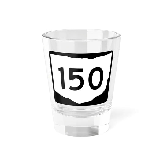OH-150 (Ohio) (Road Sign) Shot Glass 1.5oz 1.5oz - Go Mug Yourself