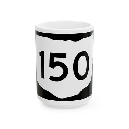 OH-150 (Ohio) (Road Sign) White Coffee Mug 15oz - Go Mug Yourself