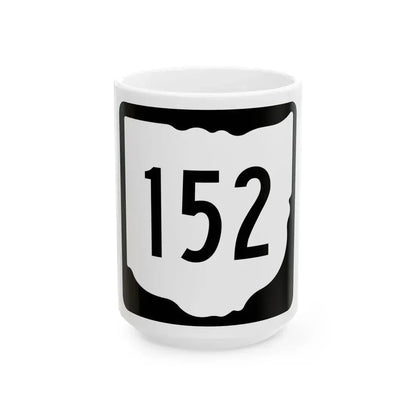 OH-152 1967 (Ohio) (Road Sign) White Coffee Mug 15oz - Go Mug Yourself