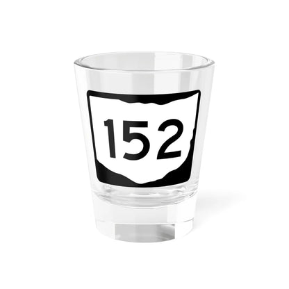 OH-152 (Ohio) (Road Sign) Shot Glass 1.5oz 1.5oz - Go Mug Yourself