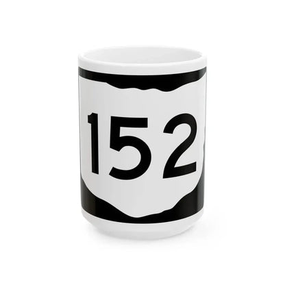 OH-152 (Ohio) (Road Sign) White Coffee Mug 15oz - Go Mug Yourself