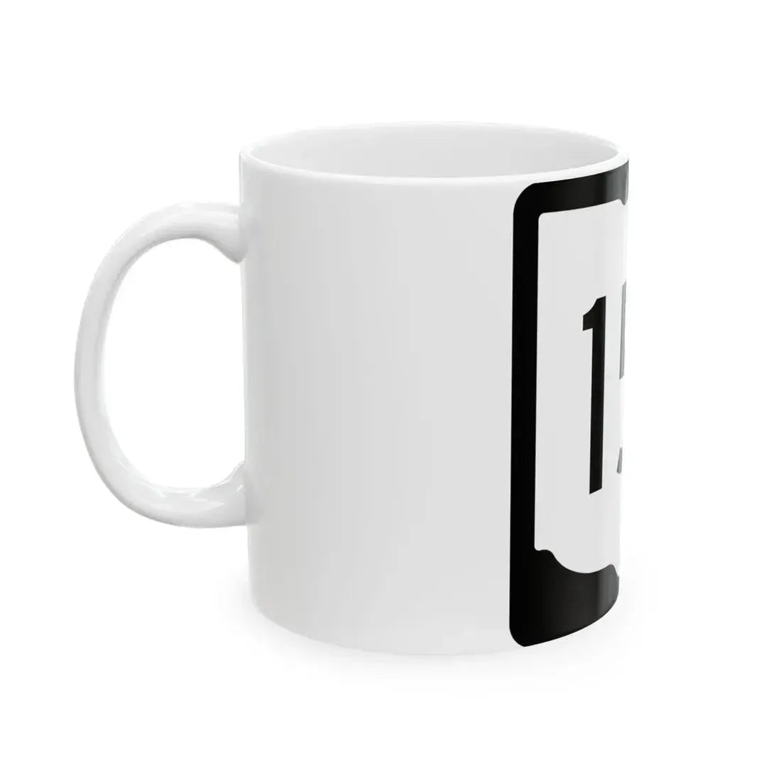 OH-154 1967 (Ohio) (Road Sign) White Coffee Mug - Go Mug Yourself
