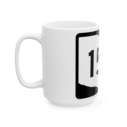 OH-154 (Ohio) (Road Sign) White Coffee Mug - Go Mug Yourself