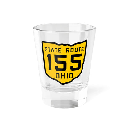 OH-155 1920 (Ohio) (Road Sign) Shot Glass 1.5oz 1.5oz - Go Mug Yourself