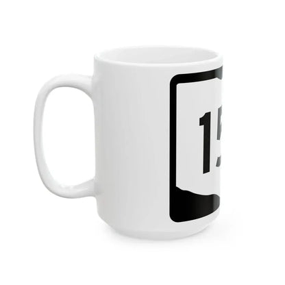 OH-155 (Ohio) (Road Sign) White Coffee Mug - Go Mug Yourself